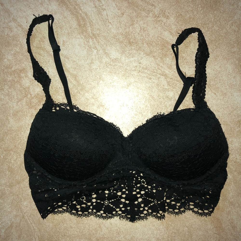 Pink Victoria’s Secret Womens XS Bra Lace black